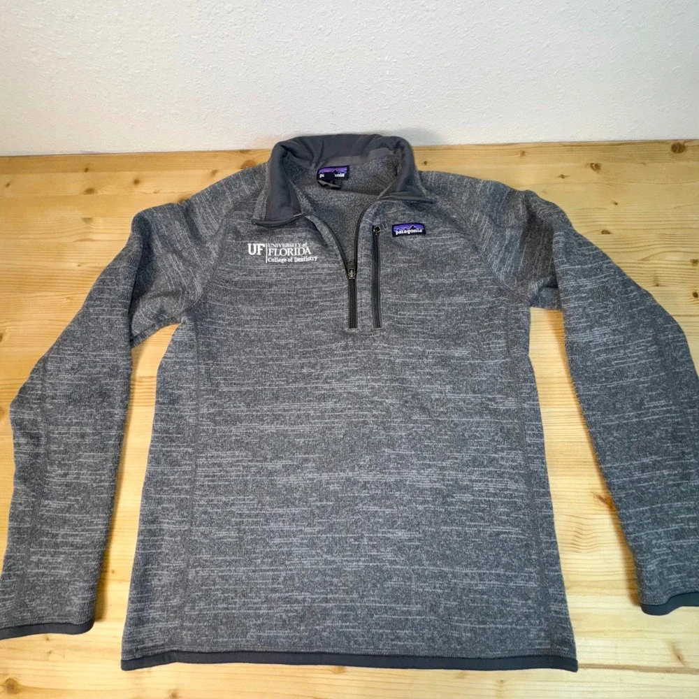 Patagonia UF Florida College of Dentistry Fleece Pullover Sz S Gray‎
